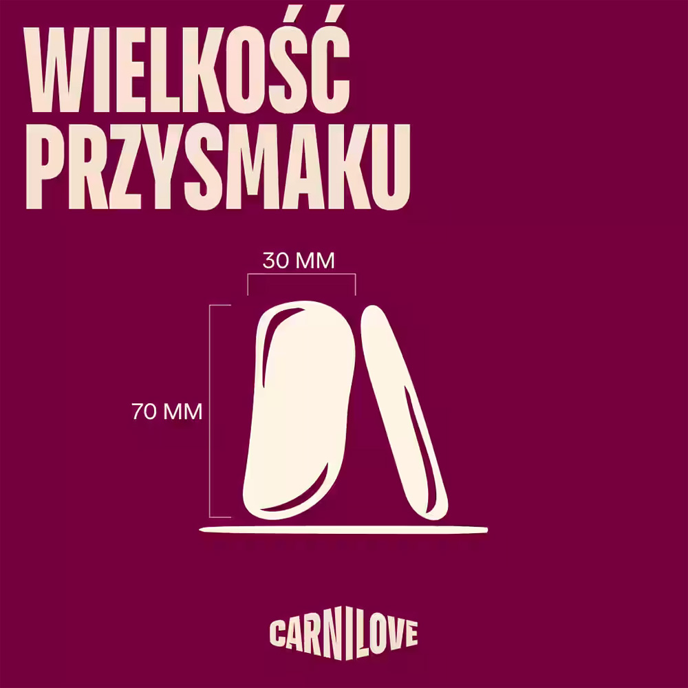Carnilove Dog Jerky Lamb with Salmon 100g Mięsny Przysmak dla Psa Jagnięcina z Łososiem